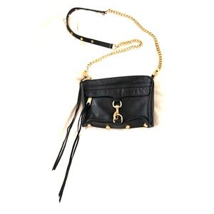 Rebecca Minkoff Black Mini MAC Crossbody Bag